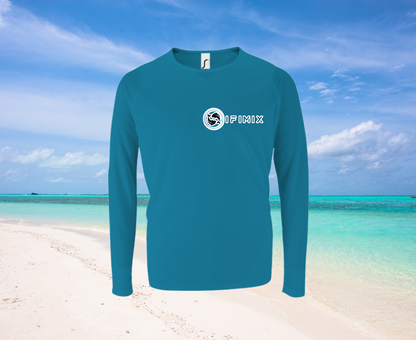 IFIMIX TEAM UV-álló, hosszú ujjú póló aqua