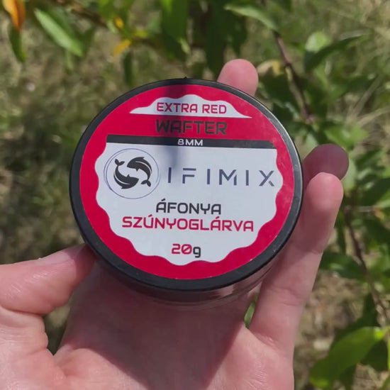 IFIMIX Áfonya-Szúnyoglárva EXTRA Red Wafters 8mm – piros wafters csali pontyozáshoz